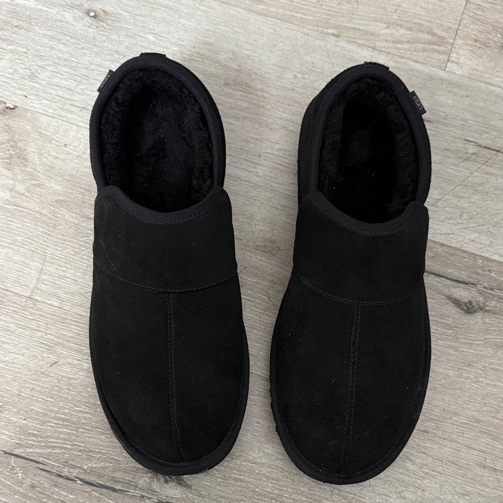 UGG Men's Black Suede Loafers